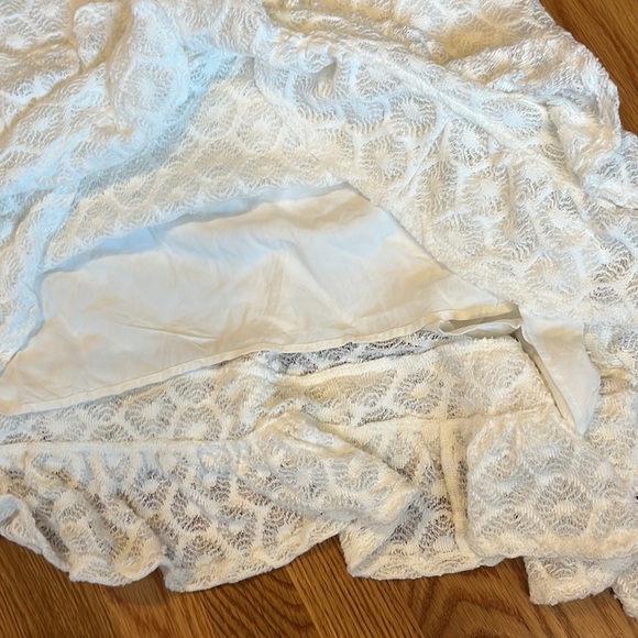 NWT Anthropologie Ruffled Crochet Midi Dress Size SP - Picture 12 of 12